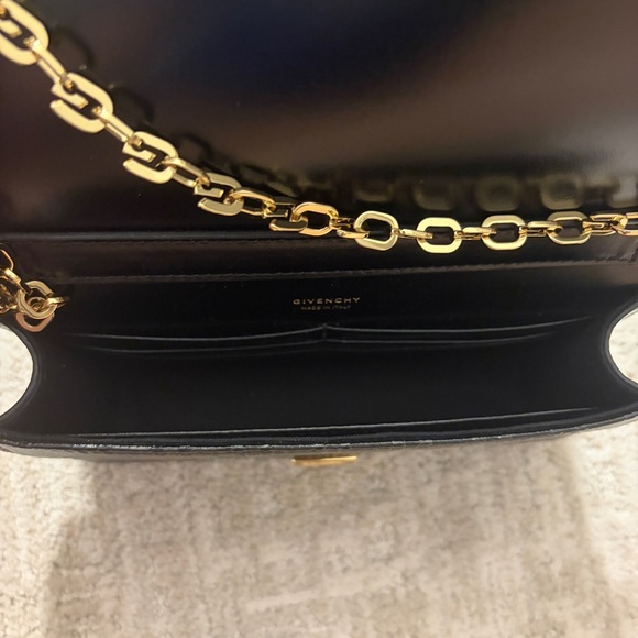 Givenchy 4G black coated canvas wallet on chain bag NEW - Picture 14 of 16
